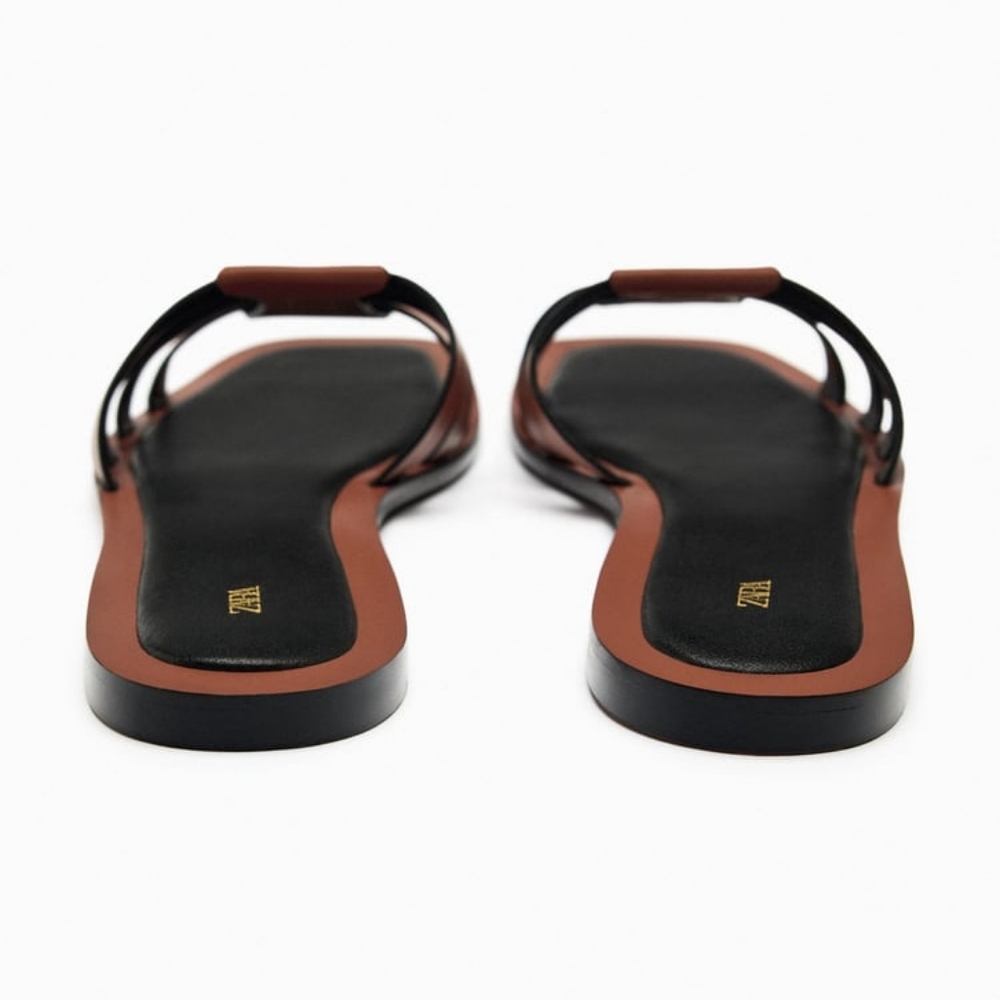 Zara Limited Edition Leather Fisherman Sandals - Picture 4 of 5